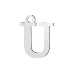 Oceľový prívesok - iniciála - písmeno