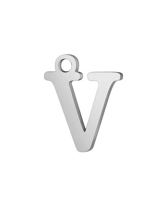 Oceľový prívesok - iniciála - písmeno