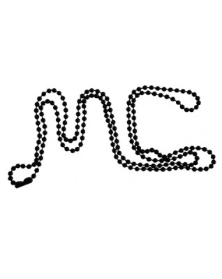 Guľôčková retiazka čierna, hr. 3 mm