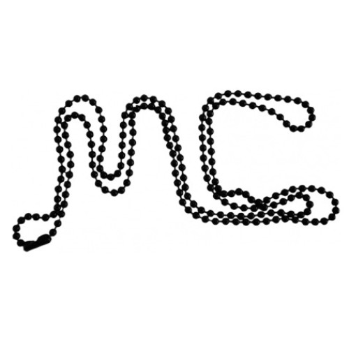 Guľôčková retiazka čierna, hr. 3 mm