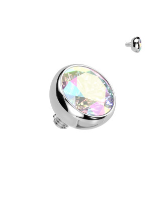 Náhradná gulička s kamienkom TITAN, závit 1,2 mm, 3mm