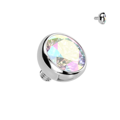 Náhradná gulička s kamienkom TITAN, závit 1,2 mm, 3mm