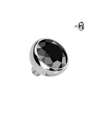 Náhradná gulička s kamienkom TITAN, závit 1,2 mm, 3mm