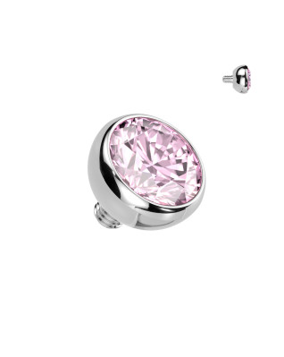 Náhradná gulička s kamienkom TITAN, závit 1,2 mm, 3mm