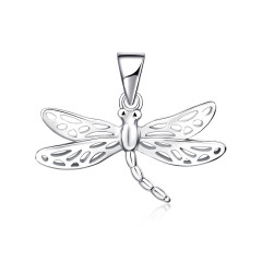Strieborný prívesok - vážka