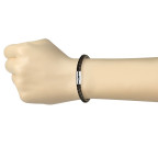 Náramok prepletaný tmavo hnedý, dĺžka 20,5 cm