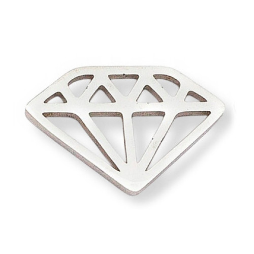 Oceľový prívesok - diamant