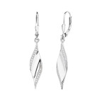 Visiace náušnice so zirkónmi