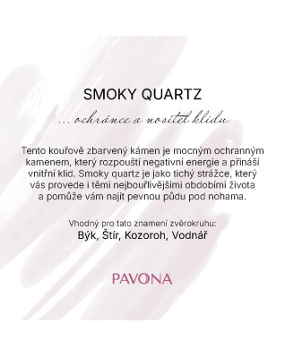 Náhrdelník s pravými smoky quartz kamene
