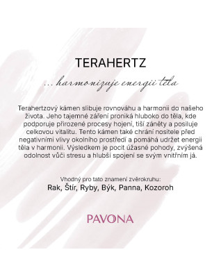 Náhrdelník s kameňmi terahertz