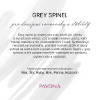 Náhrdelník s grey spinel kameňmi