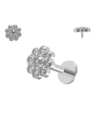 Labreta - piercing do brady kvietka