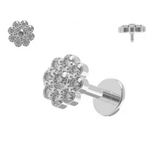 Labreta - piercing do brady kvietka
