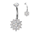 Piercing do pupku kytička - TITAN