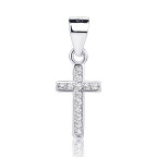 Drobný strieborný prívesok krížik