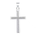 Strieborný prívesok krížik