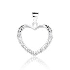 Strieborný prívesok srdiečko