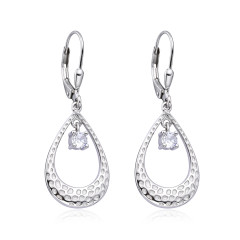 Visiace náušnice so zirkónmi