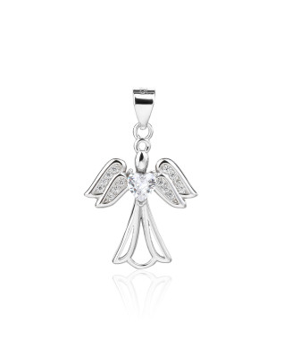 Strieborný prívesok anjel strážny
