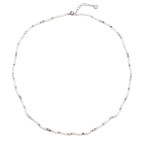 Náhrdelník prírodná perleť, striebro AG925
