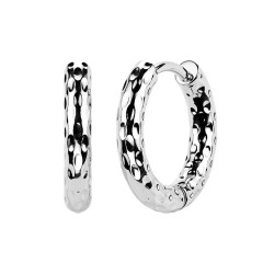 Oceľové náušnice kruhy 17 mm