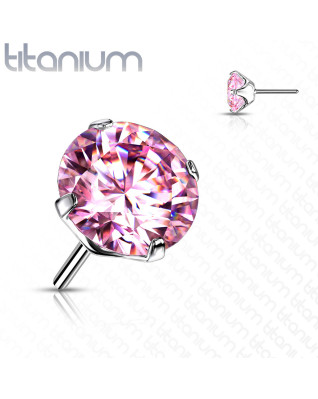 Kamienok k PUSH IN piercing do nosa TITAN