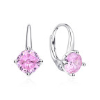 Dievčenské strieborné náušnice na klapku