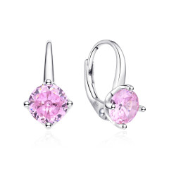 Dievčenské strieborné náušnice na klapku