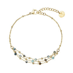 Náramok oceľový s africkým tyrkysom