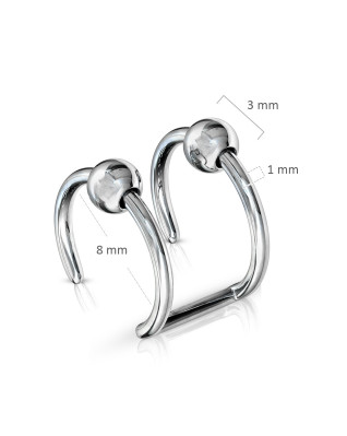 Falošný piercing do ucha
