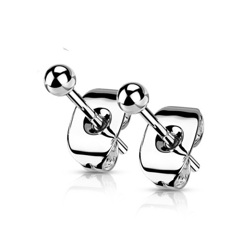 Titánové náušnice guličky 3 mm