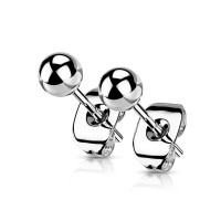 Titánové náušnice guličky 5 mm