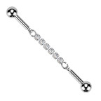 Industrial piercing so zirkónmi