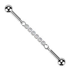 Industrial piercing so zirkónmi