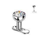 Kompletný microdermal piercing TITAN, 1,6mm
