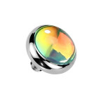 Náhradná ozdoba k dermálu / labrete TITAN, dúhové farby