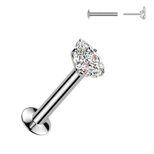 Piercing do brady slzička - PUSH IN labreta