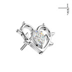 Ozdobná časť k PUSH IN piercingu TITAN