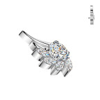 Náhradná ozdoba k dermálu / labrete TITAN, závit 1,2 mm