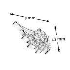 Náhradná ozdoba k dermálu / labrete TITAN, závit 1,2 mm