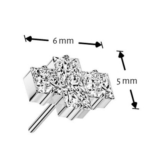 Ozdobná časť k PUSH IN piercingu TITAN