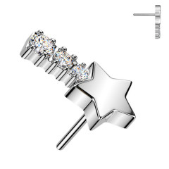 Ozdobná časť k PUSH IN piercingu TITAN