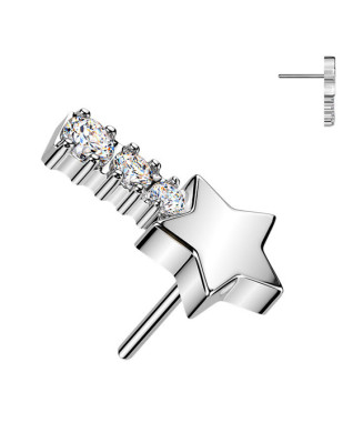 Ozdobná časť k PUSH IN piercingu TITAN