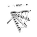 Ozdobná časť k PUSH IN piercingu TITAN