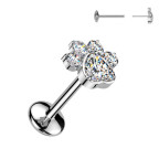 Piercing do brady labka - PUSH IN labreta TITAN