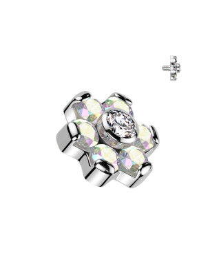 Náhradná ozdoba k dermálu / labrete TITAN, závit 1,2 mm