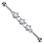 Industrial piercing so zirkónmi