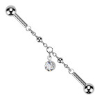 Industrial piercing so zirkónmi