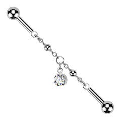 Industrial piercing so zirkónmi