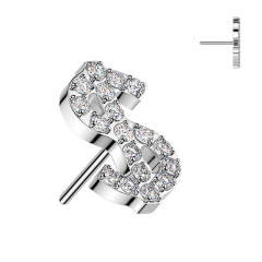 Ozdobná časť k PUSH IN piercingu TITAN